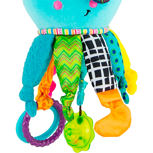 Мягкая игрушка Lamaze Кальмар (L27068) Материал ткань