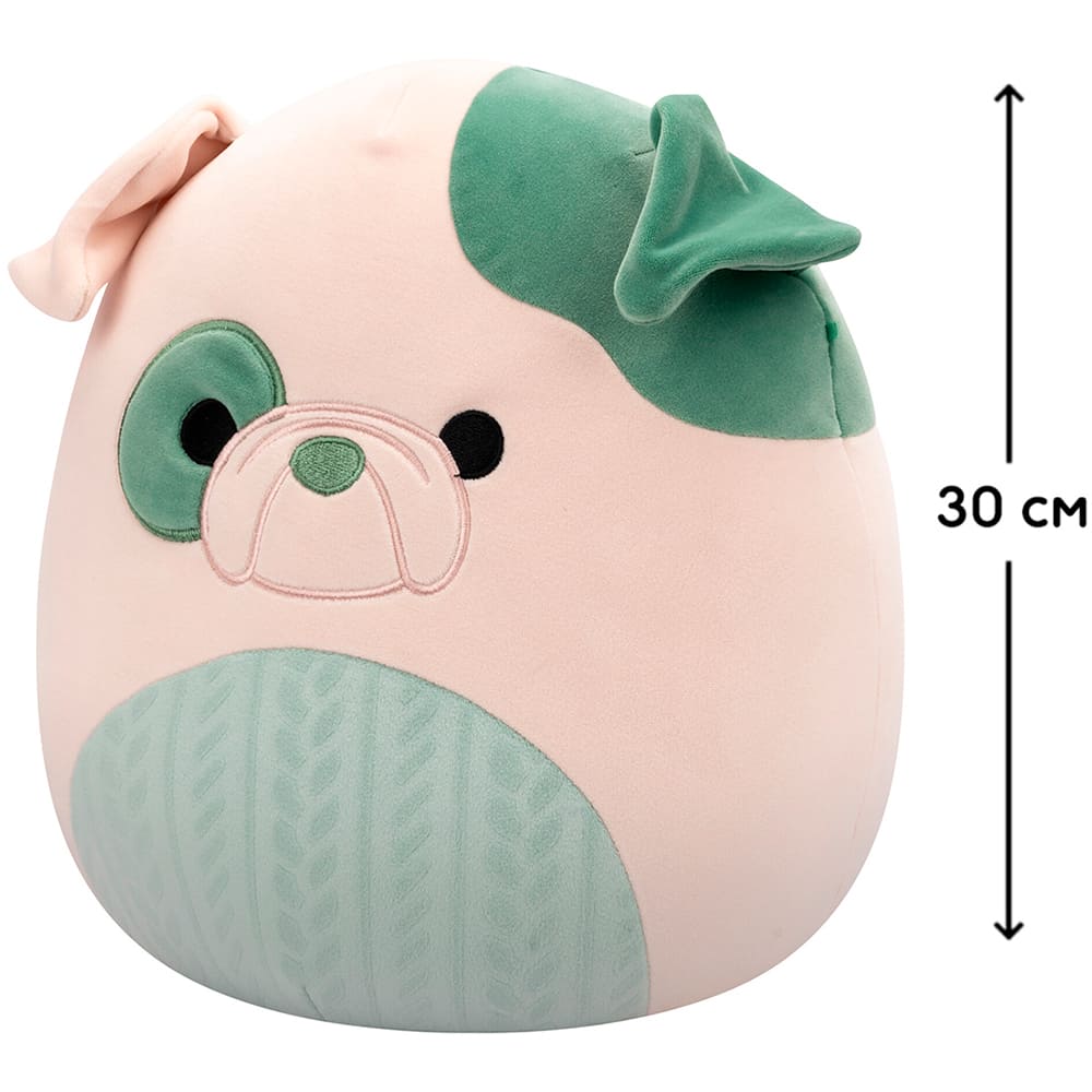 Мягкая игрушка SQUISHMALLOWS Бульдог Августин (SQCR06691) Для кого универсально