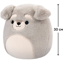 М'яка іграшка SQUISHMALLOWS Шнауцер Шон 30 см (SQCR06682)