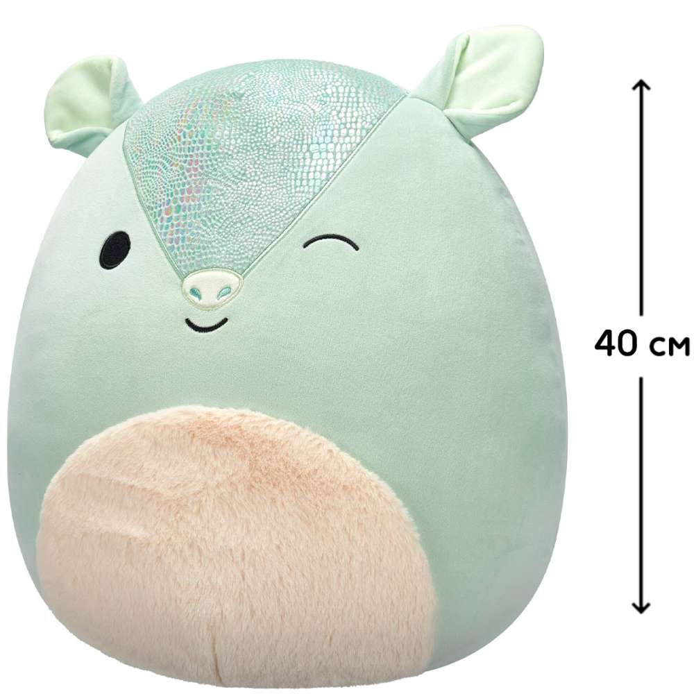 Мягкая игрушка SQUISHMALLOWS Броненосец Арилла 40 см (SQCR07048) Тип игрушки животное