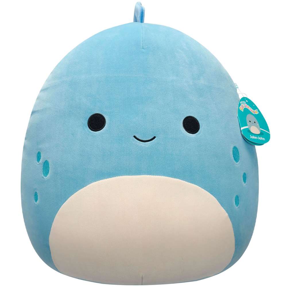 Фото Мягкая игрушка SQUISHMALLOWS Синий Динозавр 40 см (SQCR07049)