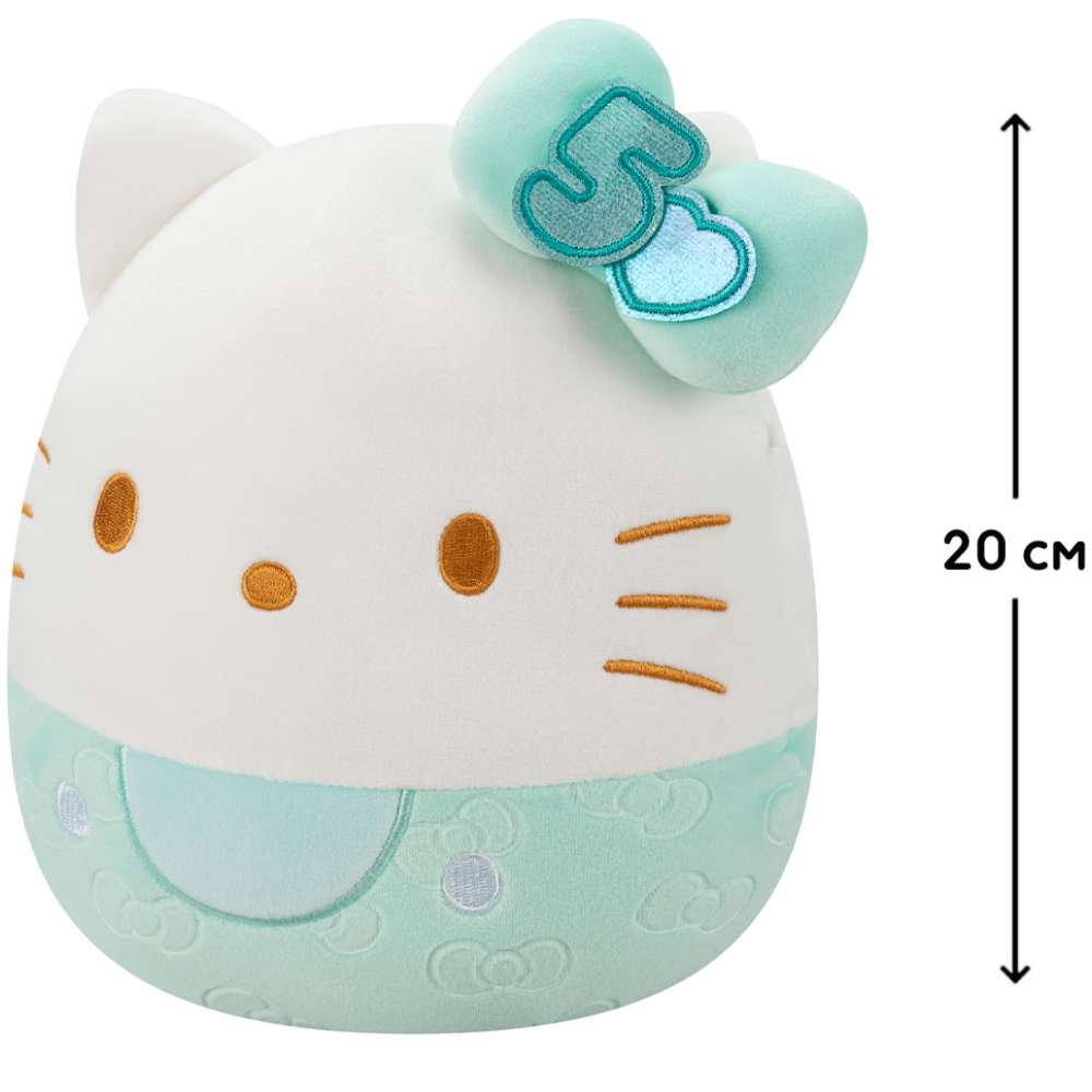 М'яка іграшка SQUISHMALLOWS Хелоу Кітті в смарагдовому 20 см (SQSN00498) Тип іграшки тварина