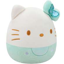 Мягкая игрушка SQUISHMALLOWS Хелоу Китти в изумрудном 20 см (SQSN00498)