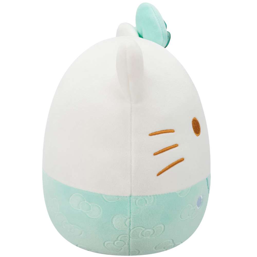 Мягкая игрушка SQUISHMALLOWS Хелоу Китти в изумрудном 20 см (SQSN00498) Для кого универсально