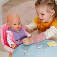 Слюнявчик BABY BORN Pinplay Стильне годування (837221)
