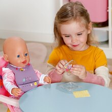 Слюнявчик BABY BORN Pinplay Стильне годування (837221)