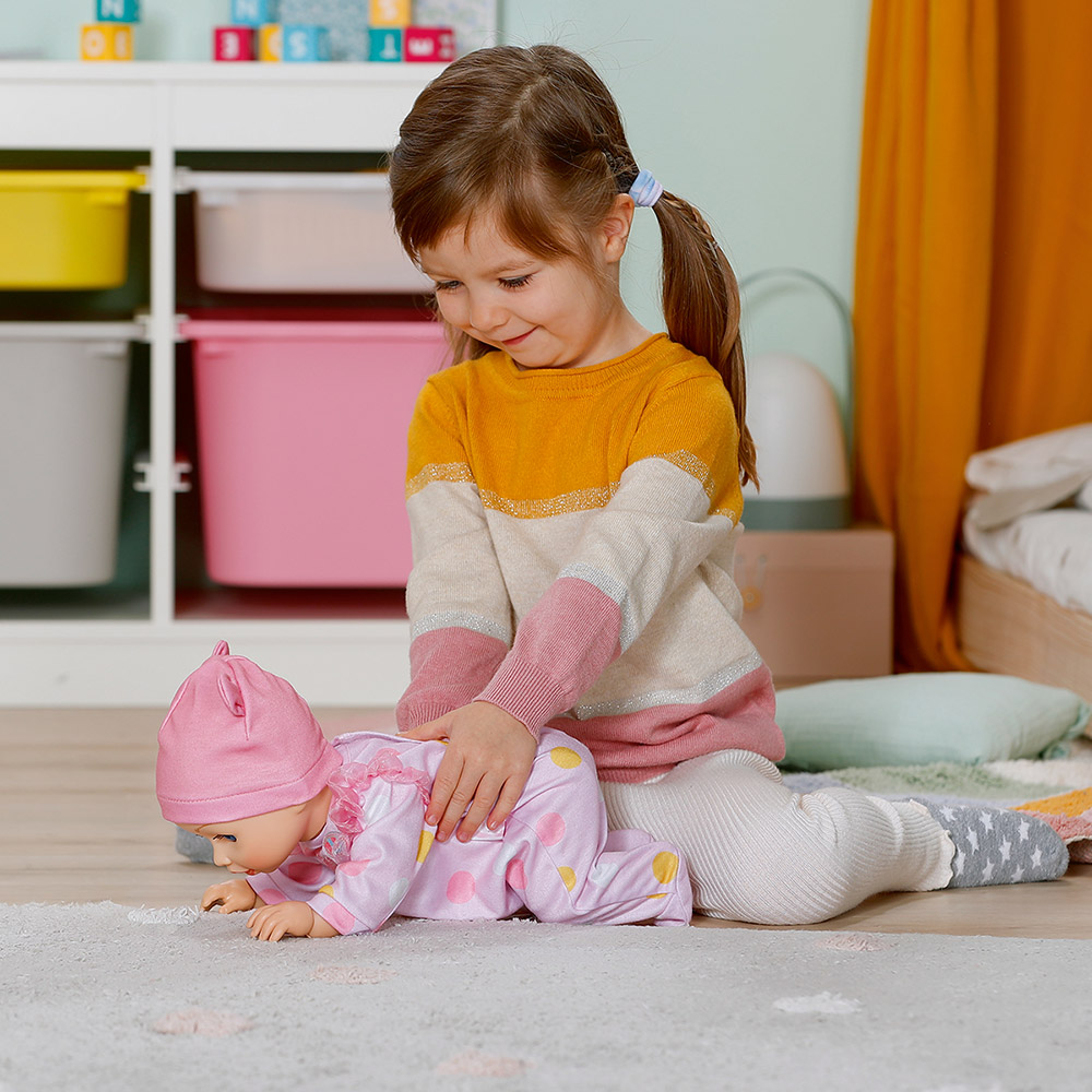 Лялька BABY BORN Інтерактивна кукла – ПЕРШІ КРОКИ ЕМІЛІ (43 см) Для кого для дівчаток
