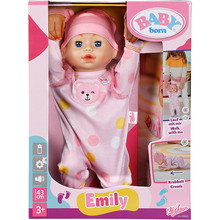 Лялька BABY BORN Інтерактивна кукла – ПЕРШІ КРОКИ ЕМІЛІ (43 см)