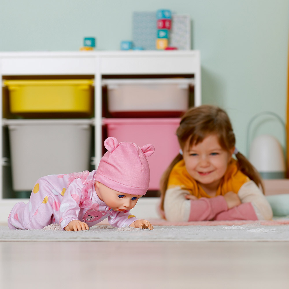 Лялька BABY BORN Інтерактивна кукла – ПЕРШІ КРОКИ ЕМІЛІ (43 см) П'є/ходить на горщик False
