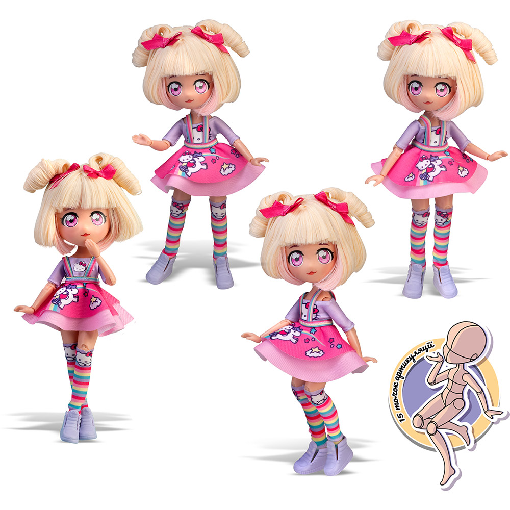 Лялька 4SF MANGA DOLLS Hello Kitty Candy Unicorn (HKTF0400) Вік від 4 років