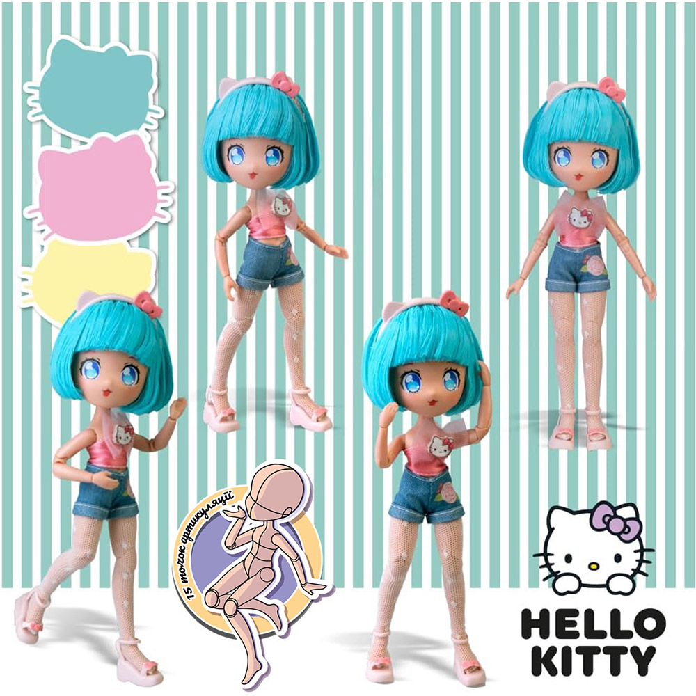 Лялька 4SF MANGA DOLLS Hello Kitty Pretty Pink Scooter (HKTF3000) Вік від 4 років