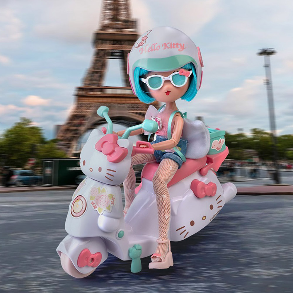 Фото Лялька 4SF MANGA DOLLS Hello Kitty Pretty Pink Scooter (HKTF3000)