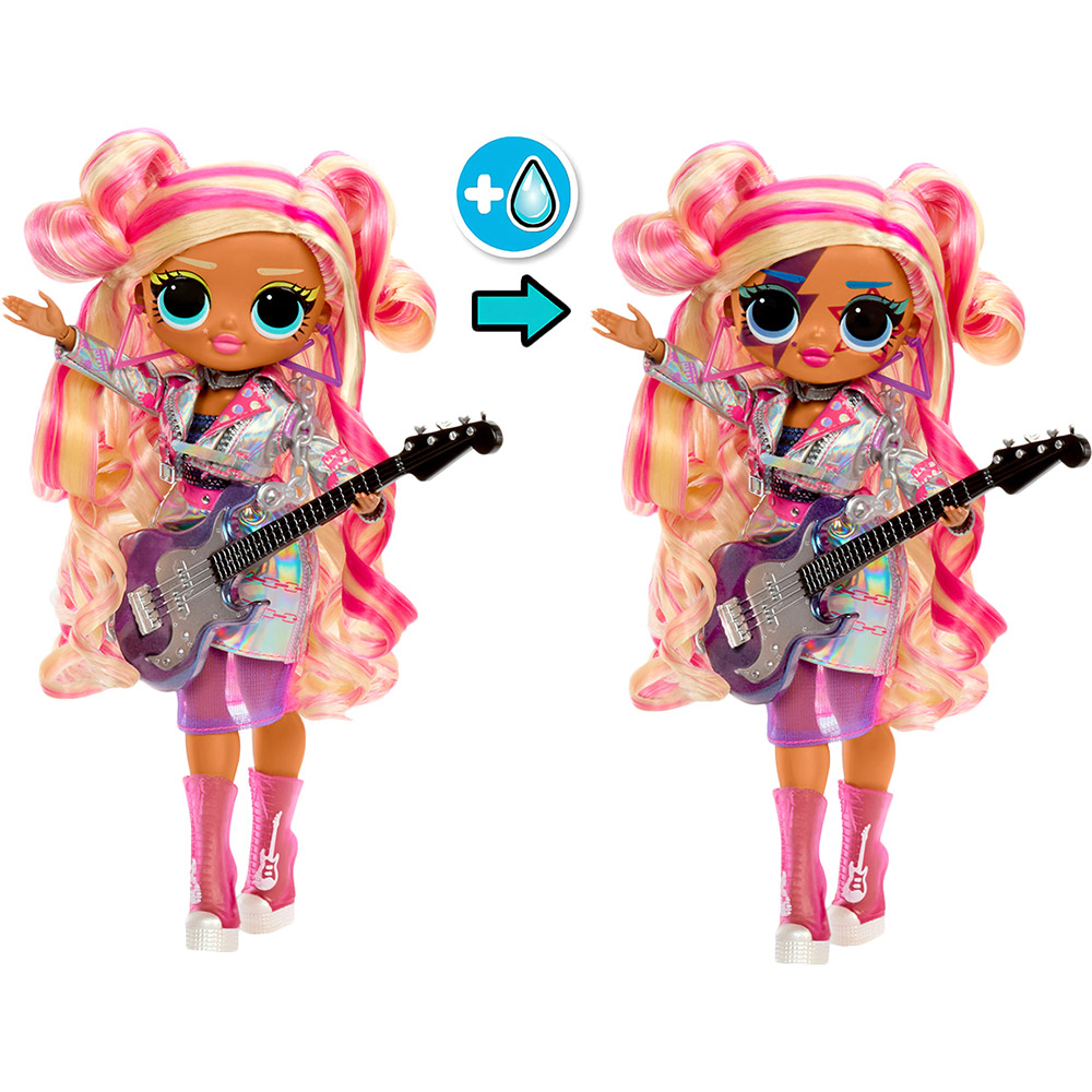 Игровой набор L.O.L. SURPRISE! O.M.G. Eye Spy Рок-звезда (542681) Комплектация  1 кукла O.M.G., комплект одежды, пара обуви, 1 пара сережек, 4 аксессуара, 1 игрушечный набор отмычек, 1 расческа, 2 бумажные вещи, Инструкция.