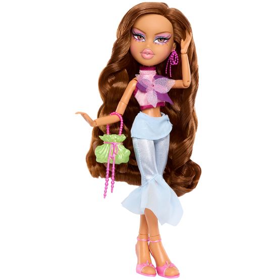 Кукла BRATZ Fashion Pixiez Ясмин (565000) Комплектация  1 кукла, комплект одежды, пара обуви, пара сережек, сумка, крылья