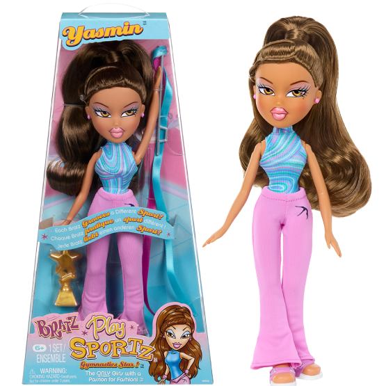 Кукла BRATZ Play Sportz Гимнастка Ясмин (569534)