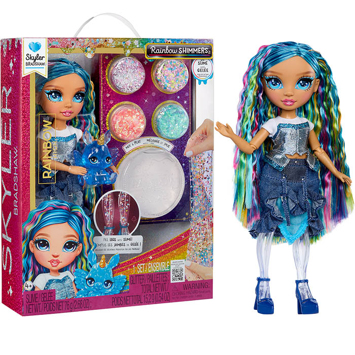 Игровой набор с куклой RAINBOW HIGH Rainbow Shimmers Скайлер (122418)