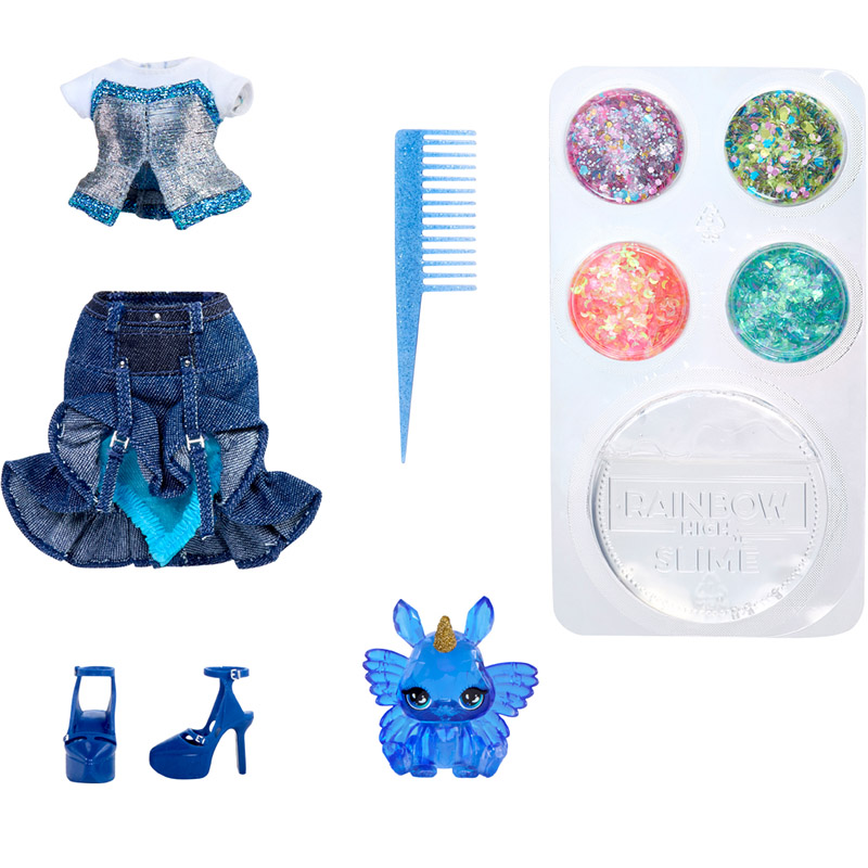 Фото Игровой набор с куклой RAINBOW HIGH Rainbow Shimmers Скайлер (122418)