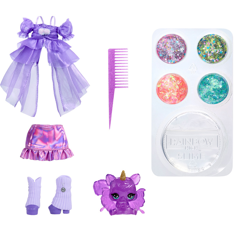 Фото Ігровий набір з лялькою RAINBOW HIGH Rainbow Shimmers Віолетта (122425)