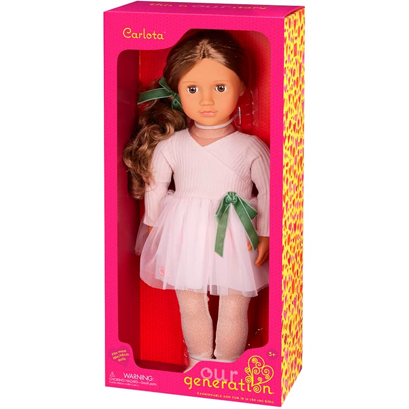 Кукла OUR GENERATION Карлота в балетном платье 46 см (BD31425Z) Для кого для девочек