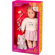 Кукла OUR GENERATION Шила с котенком Сэмми и аксессуарами 46 см (BD31579Z)