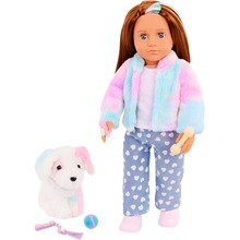 Кукла OUR GENERATION Скайлар со щенком Боу и аксессуарами 46 см (BD31538Z)