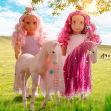 Кукла OUR GENERATION Элара с жеребенком Люмина и аксессуарами 46 см (BD31493Z)