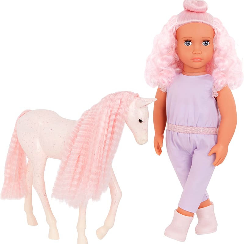 Внешний вид Кукла OUR GENERATION Элара с жеребенком Люмина и аксессуарами 46 см (BD31493Z)