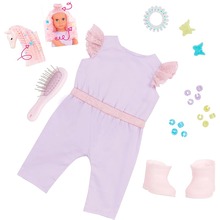 Кукла OUR GENERATION Элара с жеребенком Люмина и аксессуарами 46 см (BD31493Z)