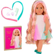 Кукла OUR GENERATION Тесси c растущими разноцветными волосами 46 см (BD31564Z)