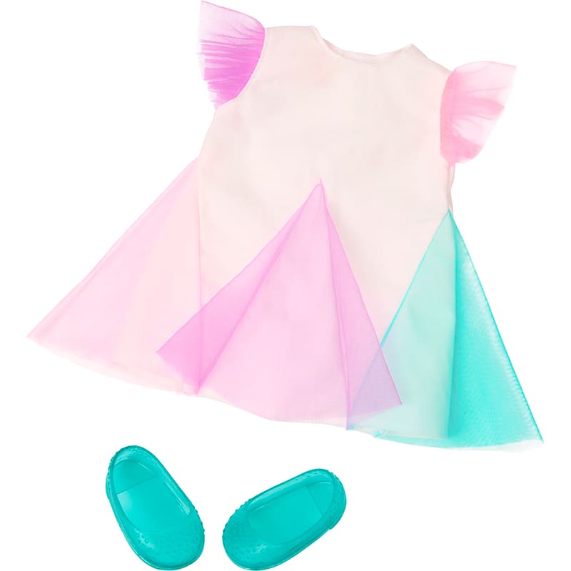 В Фокстрот Кукла OUR GENERATION Тесси c растущими разноцветными волосами 46 см (BD31564Z)