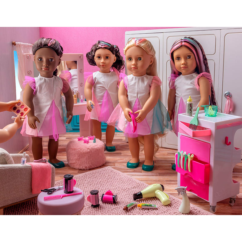 Фото 14 Кукла OUR GENERATION Тесси c растущими разноцветными волосами 46 см (BD31564Z)