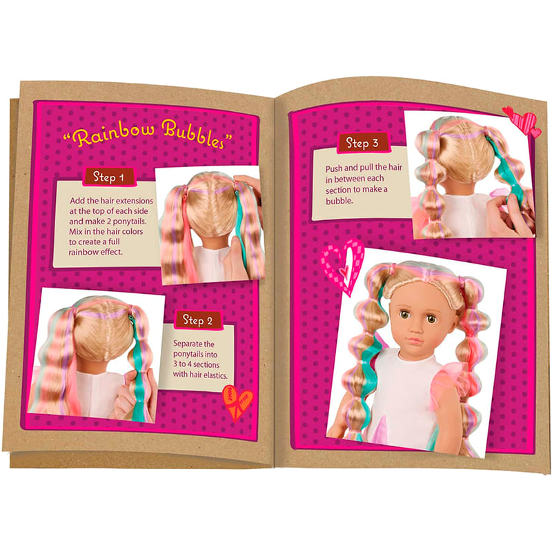 Обзор Кукла OUR GENERATION Тесси c растущими разноцветными волосами 46 см (BD31564Z)