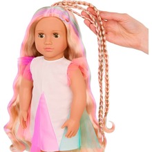 Кукла OUR GENERATION Тесси c растущими разноцветными волосами 46 см (BD31564Z)