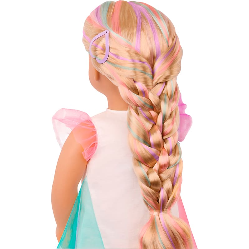 Изображение Кукла OUR GENERATION Тесси c растущими разноцветными волосами 46 см (BD31564Z)