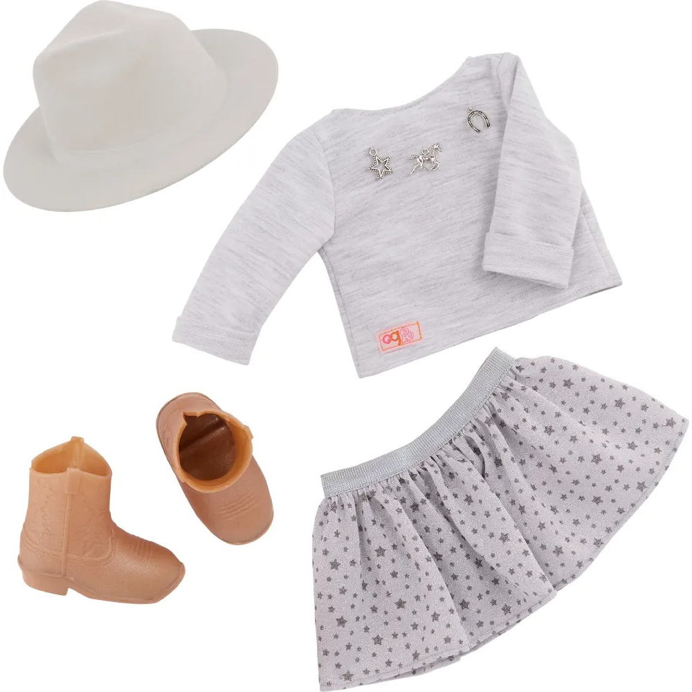 Лялька OUR GENERATION Ебігейл у спідниці та шапці (BD31533Z) Для кого для дівчаток