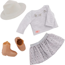 Лялька OUR GENERATION Ебігейл у спідниці та шапці (BD31533Z)