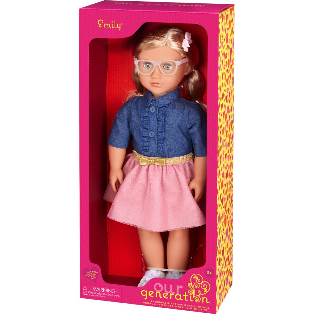 Кукла OUR GENERATION Эмили в джинсовой рубашке (BD31475Z) Возраст от 3 лет