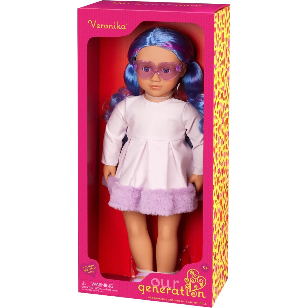 Фото Кукла OUR GENERATION Вероника с разноцветными волосами (BD31427Z)