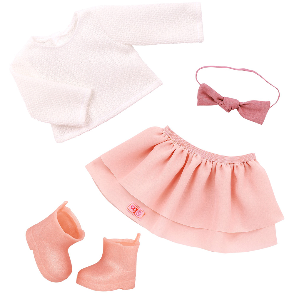 Лялька OUR GENERATION Еффі в рожевій спідниці з воланами (BD31521Z) Для кого для дівчаток