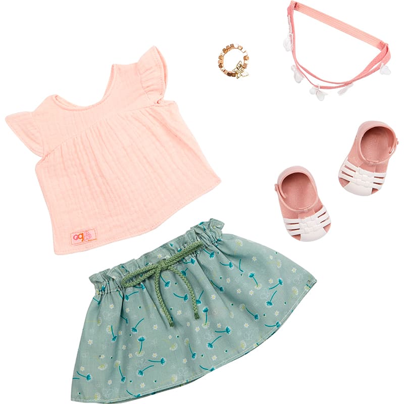 Набір одягу для ляльок OUR GENERATION З спідницею для прогулянки 6 пр. (BD30496Z)