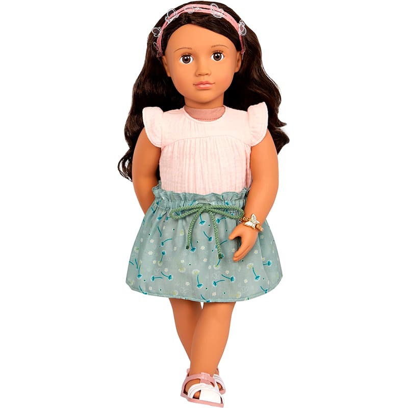 Набір одягу для ляльок OUR GENERATION З спідницею для прогулянки 6 пр. (BD30496Z) Додатково Підходить для ляльок Our Generation 46 см