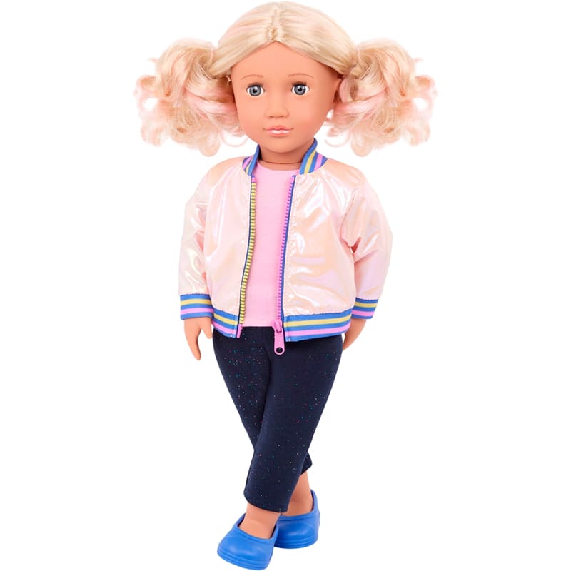 Набор одежды для кукол OUR GENERATION В ярком стиле 5 пр (BD30531Z) Комплектация  1 пара обуви, 1 кофта, 1 леггинсы, 1 куртка