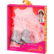 Набор одежды для кукол OUR GENERATION Платье с сапогами 4 пр (BD30535Z)