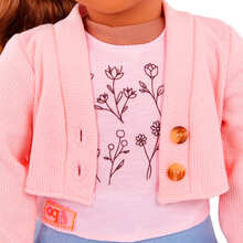 Набор одежды для кукол OUR GENERATION Повседневный розовый свитер и юбка 7 пр (BD30542Z)