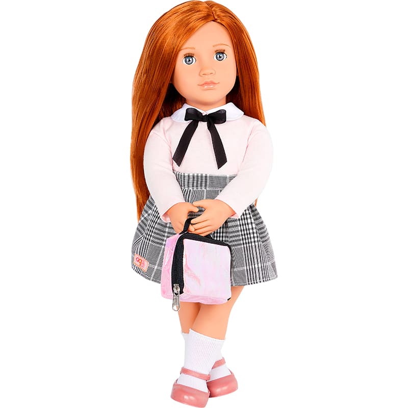 Кукла OUR GENERATION Карли в розовом свитере с аксессуарами 46 см (BD31369Z) Дополнительно Подвижные руки, ноги и голова