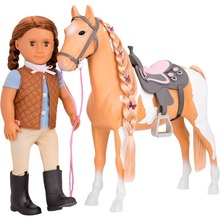 Игровая фигура OUR GENERATION Лошадь с длинной гривой 50 см (BD38030Z)