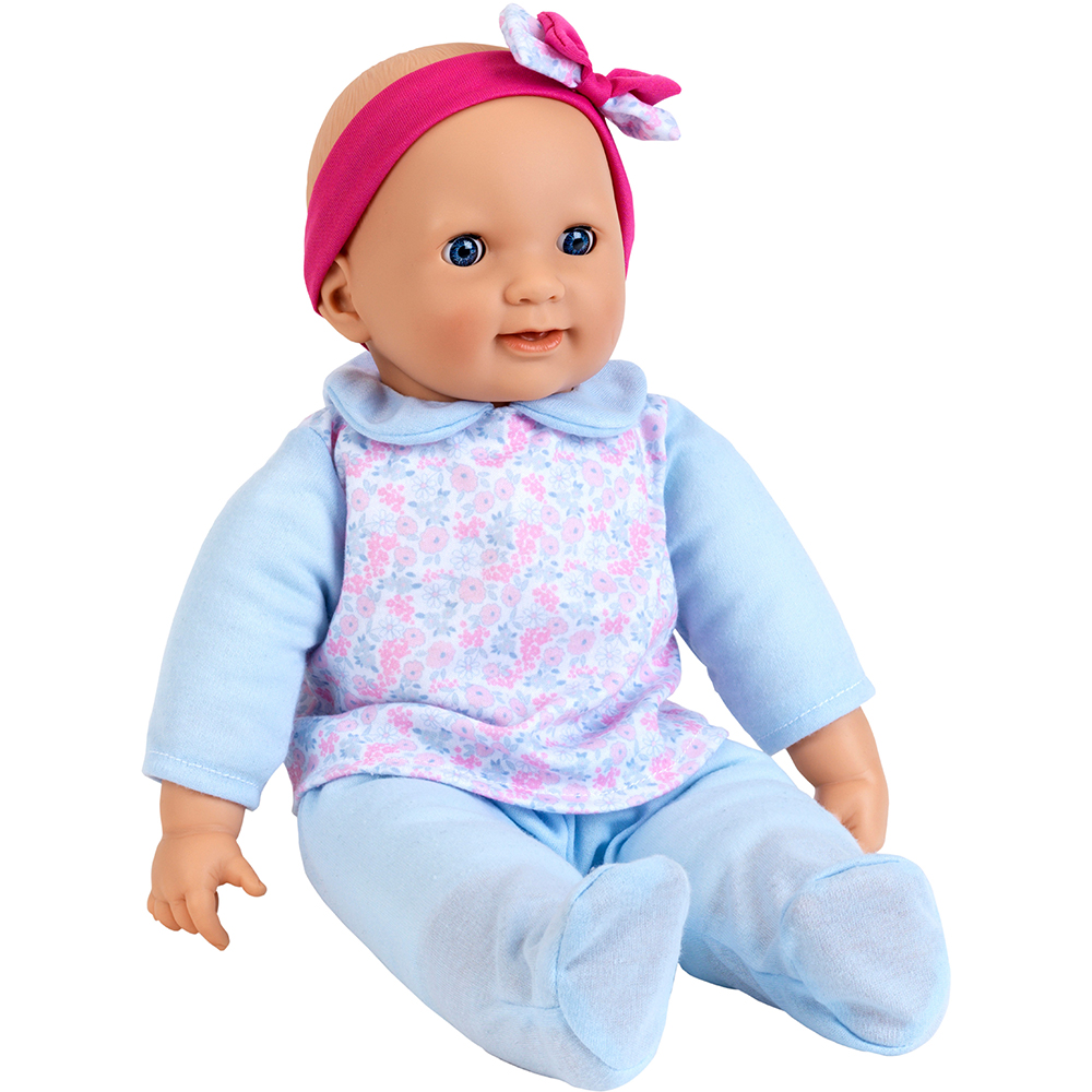 Интерактивная кукла KLEIN Baby Coralie 46 см (1717) Дополнительно  питание 2×R6-AA (батарейки); 30 реалистичных функций: пьёт из бутылочки, лепечет, зевает, засыпает, зовёт маму и папу, кашляет, чихает, смеётся и плачет