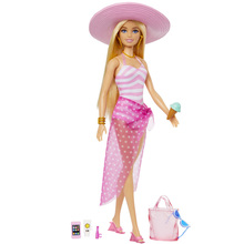 Лялька BARBIE Пляжна прогулянка (HPL73)