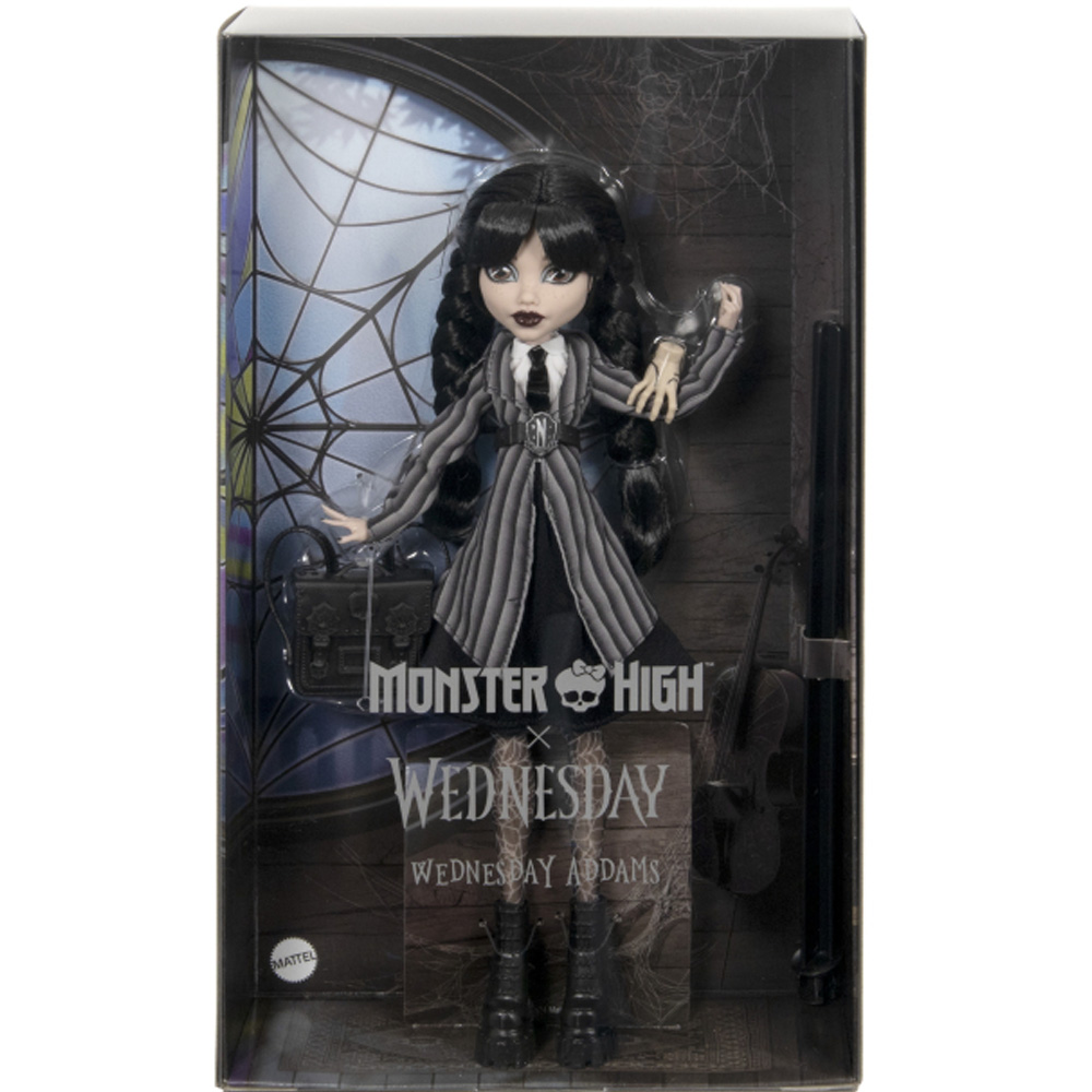 Кукла MONSTER HIGH Венздей в школьной форме (HXJ04) Возраст от 6 лет 