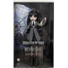 Кукла MONSTER HIGH Венздей в школьной форме (HXJ04)